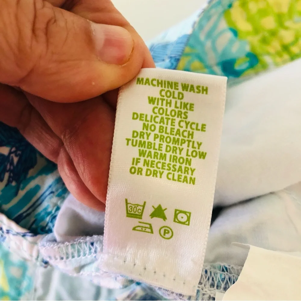 Lilly Pulitzer Callahan Shorts Size 2 Fresh Catch Toile Blue White